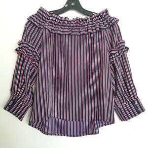 Collective Concepts Off The Shoulder Ruffle Top Sm